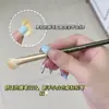 Pincel Sombra Nariz Sickle de Gecomo, Pincel Biselado para Contorno, Sombra Silhouette, Pincel de Maquillaje para Difuminar Raíz de Nariz y Alas de la Nariz