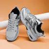 Outono/Inverno Promoção Quente Comércio Exterior AliExpress Sapatos Masculinos Ultraleves Versáteis Respiráveis Tênis Esportivos para Corrida Transfronteiriços Casuais Tendência Sapato de Pai