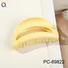 Qiyue 2026 Modelo Nuevo Pinza para el Cabello de PC con Pintura en Spray UV de Alta Gama, Pinza de Garra Grande para Recogido en la Parte Trasera de la Cabeza, Accesorio para el Cabello Tipo Pinza de Tiburón para Mujeres