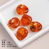 Miçangas Planas de Resina Irregulares com Furo Grande, Miçangas Gradientes com Furo Reto, Acessórios para Roupas e Moda Praia, Pingentes, Miçangas Soltas, Acessórios para Joias DIY