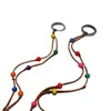 Cintas para el pelo trenzadas con cuentas de colores estilo étnico y accesorios para el pelo para niñas, Bandas elásticas de alta elasticidad y accesorios de cuerda para el pelo