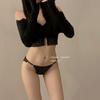 Jardim do Éden de Outono ~ alça fina fenda alta renda lingerie feminina sexy respirável sem costura cintura baixa calcinha feminina
