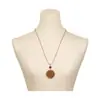 Collar Tejido Estilo Bohemio Étnico Corazón de Amor Luna para Mujer, Diseño Largo Vintage con Colgante Único