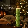 Vela Perfumada de Soldado de Nogal Navideño Creativo Transfronterizo en Capas, Vela Decorativa Atmosférica, Regalo de Decoración Festiva