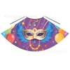 Capas, Máscaras e Capas Estampadas com Cordão para Crianças de Tamanho Pequeno e Médio, Feitas Sob Medida de Fábrica para Carnavais Europeus e Americanos