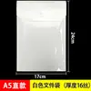 Bolsa para Archivos A4 Recta Bolsa para Archivos Transparente Bolsa para Archivos Recta de Plástico PP Bolsa para Datos Vertical Bolsa de Papelería para Estudiantes A3