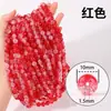 He Liuli Contas Soltas, Contas de Vidro Rachado, Contas Redondas de Vidro para Artesanato DIY, Contas de Vidro Semi-Acabadas Atacado