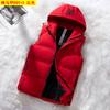 Chaleco de algodón de invierno para hombre, chaleco casual cálido grueso con capucha, moda juvenil, talla grande, ropa exterior, chaleco para hombre R8915