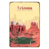 Latas de E-commerce da Amazon com Pinturas de Paisagens Urbanas Americanas, Céu Azul, Design de Viagem, Latas de E-commerce Transfronteiriço para Decoração de Casa