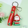 Chaveiro do Papai Noel Transfronteiriço Pingente de Carro Pingente de Chaveiro de Bolsa Presente de Natal de Alto Padrão