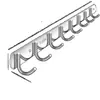 Ganchos de fila de acero inoxidable para pared de cocina, perchero para baño, se pueden atornillar, ganchos 304 de alta carga en fila