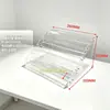 Suporte de Exibição Transparente de Esmalte em Acrílico, Suporte de Máscara Multicamadas em Acrílico, Suporte de Exibição de Cosméticos para Salão de Unhas