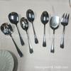 Tenedor y Cuchara para Ensalada Públicos de Hotel Acero Inoxidable 304 Hogar Cuchara Grande para Servir Colador para Servir Buffet Vajilla