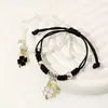 Pulseira Luminosa Popular Transfronteiriça para Estudantes Meninas, Estilo Amizade para Duas Amigas, Pulseira Brilhante da Moda Estilo Coreano, Pulseira de Casal