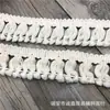 Em Estoque 3,5cm Franja de Algodão Branco Natural Fio de Borla Renda Acessórios para Vestuário e Têxteis Domésticos Feitos à Mão Venda por Atacado