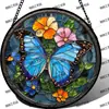 Adornos Colgantes Decorativos de Vidrio de Color Transfronterizos, Decoraciones para Paredes y Ventanas, Captadores de Luz, Regalos para el Día de la Madre, Regalos de Cumpleaños