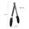 Pinza para barbacoa de bistec frito tipo buffet de Amazon transfronteriza, pinza de silicona para alimentos de cocina, pinza integrada para alimentos de barbacoa con patas