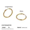 Taina Europeos y Americanos Lujo Ligero Lineales Acero Inoxidable Brazaletes para Oreja Acero de Titanio Pendientes de Moda Transfronterizos Populares Joyería al por Mayor