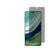 Aplicable a Teléfono Móvil de Superficie Curva Huawei Mate70Pro Película Templada Plegado en Caliente Adhesivo Completo Adhesivo de Borde Galvanoplastia de Aluminio Alto UV Protección HD