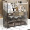 Caja de almacenamiento para cosméticos, a prueba de polvo, transparente, para escritorio, tocador, lápiz labial, productos para el cuidado de la piel, estante de almacenamiento Advanced Sense, caja de azulejos, gabinete