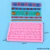 Molde de silicone líquido em relevo estilo retrô europeu para bolo de fondant, decoração de renda de chocolate para assar, molde de argila epóxi