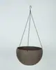 Vaso de Flores de Plástico Cesta Suspensa de Rattan Vaso de Flores Vaso de Flores Branco Material Novo Injeção Vaso de Flores Espessado Cesta Suspensa de Rosas Verdes