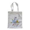 Bolsa de lona verde en blanco, directa de fábrica, bolsa de algodón publicitaria, bolsa de compras de lona creativa