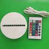 Lámpara de Noche de Acrílico Popular Creativa Controlada por Tacto Lámpara de Mesa Pintura de Arena Movediza Luminosa