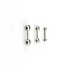 Fábrica de 9 colores de clavos rectos para orejas, clavos de acero inoxidable para orejas, anillo para el pecho, clavos para el hueso de la oreja, clavos para cejas