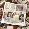 Xinmo Série Silhueta do Tempo Pacote de Materiais Adesivos Retro para Diário Livro de Adesivos DIY Papel de Material de Alto Valor para Crianças