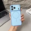 Nueva Funda Magnética de Doble Color que Cambia de Color al Instante con Tacto de Piel Adecuada para iPhone 17 Pro, Cubierta Protectora Apple 16/15
