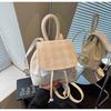 Mochila Transfronteriza Moda para Mujer Diseño Nicho Casual Estilo Coreano Mochila Escolar para Estudiantes Bolso Balde Mochila de Viaje Ligera