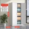 Gabinete de Vestuario de Cinco Puertas con Cerradura para Dormitorio, Vestuario de Personal, Archivador de Oficina de Cristal, Gabinete Metálico para Almacenamiento de Archivos
