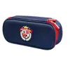 Estuche para lápices bordado estilo británico, bolsa de almacenamiento de gran capacidad de tres capas de tela Oxford, bolsa para lápices de papelería para estudiantes al por mayor