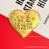 Día de San Valentín Chino 520 Día de San Valentín 999 Oro Puro Serie Amor Monedas de Oro Exquisito Set Venta al por Mayor
