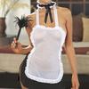 Ropa sexy de mucama para Europa y Estados Unidos, venta al por mayor de lencería sexy, uniforme sexy de juego de tentación