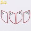 Adecuado para 13 modelos de Jianghuai Ruifeng S5 tazón de puerta interior anillo brillante Ruifeng S5 manija cromada tazón de puerta pegatina antiarañazos modificación