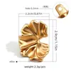 Botões de Moda Nova para Roupa de Banho de Praia Transfronteiriços, Botões Decorativos Irregulares de Metal Dourado, Acessórios DIY para Roupas e Bolsas