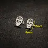 Pendientes de Acero Inoxidable de Moda para Mujeres y Niñas con Diseños de Dibujos Animados, Calabaza, Calavera, Cara Irregular, Regalo de Joyería