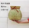 Cesta de Bambú Tejida Cesta Pequeña de Bambú Cesta de Espalda de Bambú Cesta de Bambú Pura Hecha a Mano Trampa para Peces Cesta para Flores de Hogar Infantil Cesta de Almacenamiento Decoración