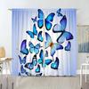 Cortinas com impressão digital 3D spot estoque massivo fabricantes de padrões interessantes transfronteiriços cabelo liso plataforma Amazon WISH