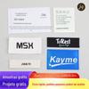 Etiqueta de colarinho de roupa marca de tecelagem marca de lavagem acessórios marca de lavagem marca de lavagem marca de impressão design de LOGO e fabricantes de produção