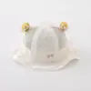 Chapéu de Bebê Menina Verão Malha Fina Respirável Proteção Solar Chapéu Bucket para Recém-nascidos Crianças Pequenas