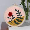 Bordado de lana con flores y hierbas, bordado a mano, bonito paquete de pintura decorativa, bordado a mano ruso, punto de cruz