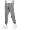 Pantalones de pana con forro polar para otoño e invierno, cintura elástica para hombre, pantalones deportivos combinables, pantalones de pierna ancha, pantalones casuales de moda coreana