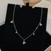 Collar de Flor de Circonita Cúbica Brillante Micro-Glow, Cadena de Clavícula de Lujo Ligero de Alta Gama, Accesorio de Cuello Moderno y Exquisito para Mujeres