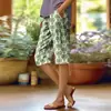 Pantalones Casuales de Calle de Moda Callejera para Mujer de Longitud Media, Estilo Nuevo Europeo y Americano Transfronterizo, Impresión Digital 3D, Personalizados, para Viajes de Negocios, Verano