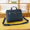 P Lada Couro Bovino de Primeira Camada Fabricante Atacado Nova Pasta Masculina Leve Casual Grande Capacidade Bolsa de Mão Negócios