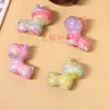 Figurilla de Gato de Orejas Largas con Laca de Ébano Yiming Xianyuan Laca Gato Curioso Adorno en Forma de Corazón de Ciervo