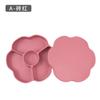 Amazon Venda Imperdível Produtos Maternos e Infantis Fábrica Prato de Jantar de Silicone Infantil Suprimentos de Alimentos dos Desenhos Animados Talheres Flores de Bebê Prato de Jantar Dividido